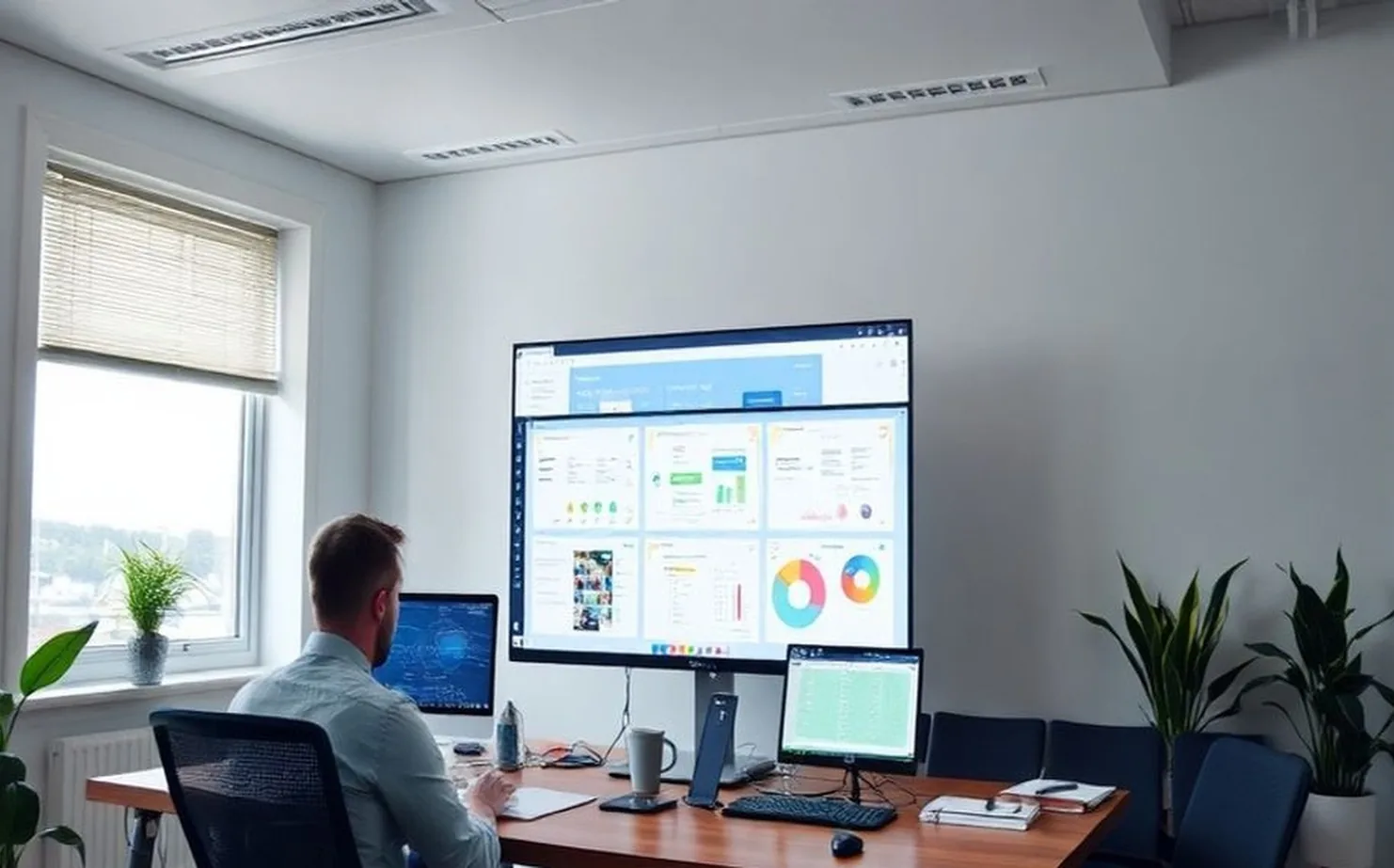 Remote project management workspace setup