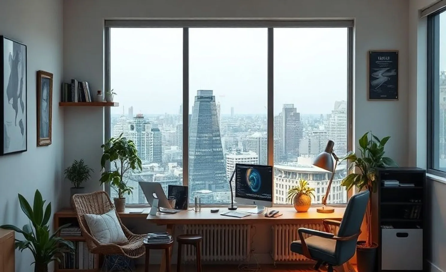 Remote work strategy planning space